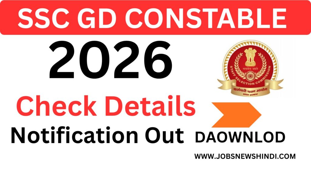 SSC GD CONSTABLE 2026